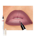 FeiCuiYun Matte Calligraphy Liquid Lip Liner Lipstick Pencil, Dark Purple Long-Lasting Transfer-Proof Lip Stain Halloween Birthday Party Wear, Sheer Buildable Color, Fades to a Natural Wash of Colors