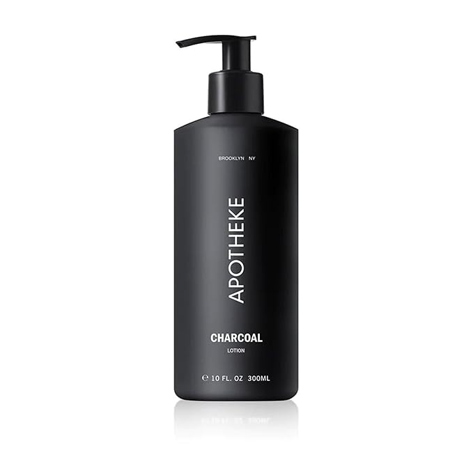 APOTHEKE Hand & Body Lotion & Moisturizer - Charcoal, 10 Fl Oz