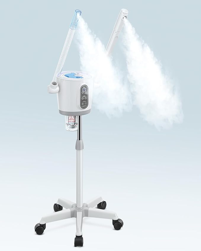 Kingsteam 2 in 1 Hot and Cold Facial Steamer (White)
