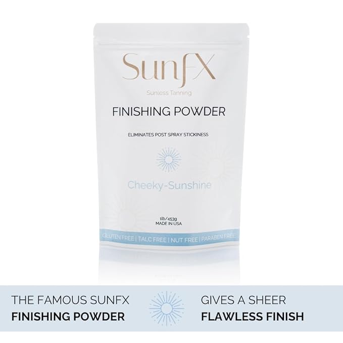 SunFX Setting Powder Post Spray Tan Cheeky-Sunshine 1lb Pack of 1