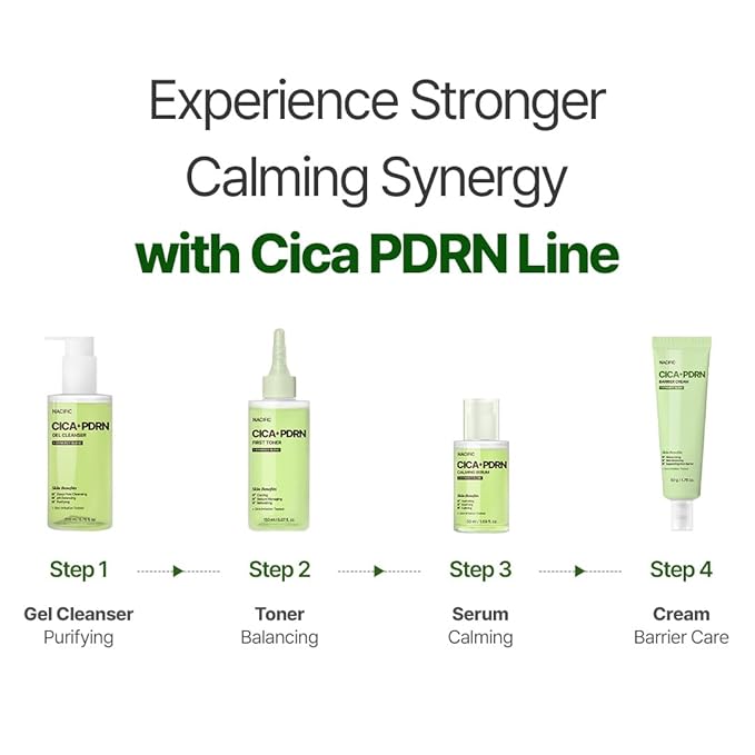 NACIFIC Cica PDRN Gel Cleanser 6.76 fl oz 200ml, Centella Asiatica, Low pH Deep Pore Cleanser for Sensitive Skin, Soothing, Purifying Korean Face Wash