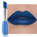 IATMOMOD Neutral Blue Cream Matte Lipstick Stick 15#, Longwear Full Coverage Velvet Lip Color, Waterproof Multi-Use Lip & Cheek Makeup for Party & Daily Wear, Labial con color mate para uso diario
