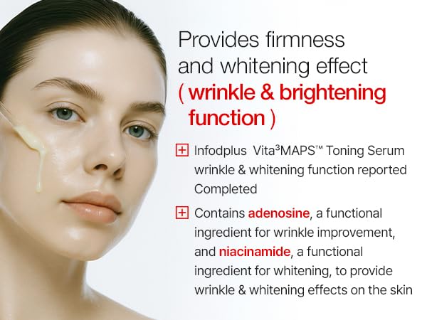 INFODPLUS Advanced Toning Serum with Tranexamic Acid, Intensive Dark Spot Discoloration and Uneven Tone Care, Niacinamide, Retinol Complex for Radiant Glow Facial Serum Korean Skincare 1.01 fl oz