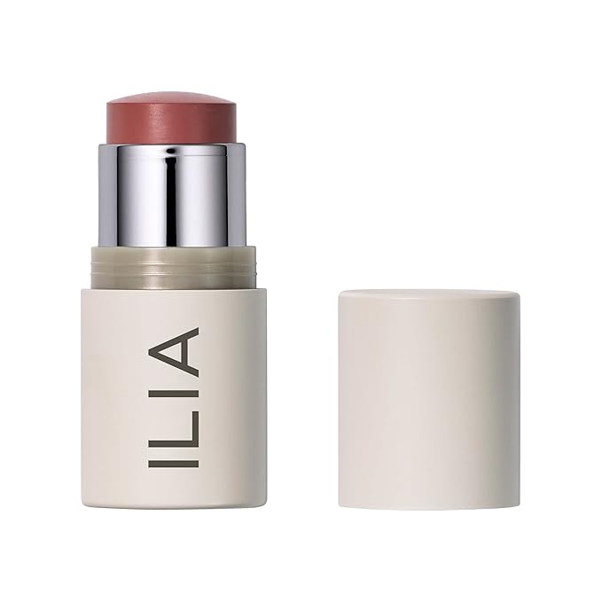 ILIA - Multi-Stick Cheek + Lip Color | Buildable + Blendable | Multi-Use Cream Blush | Nourishing Skincare Ingredients | Clean, Cruelty-Free (Lady Bird | Neutral rose)