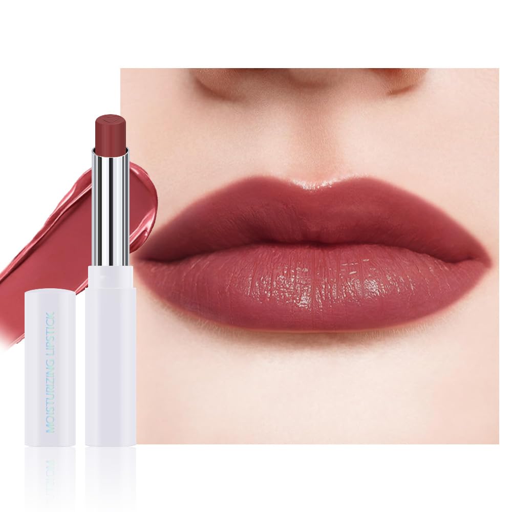 IATMOMOD Black Cherry Nude Tinted Lip Balm, Sheer Hydrating Lipstick for All Skin Types - Natural Moisturizing Lip Tint, Long Lasting Waterproof