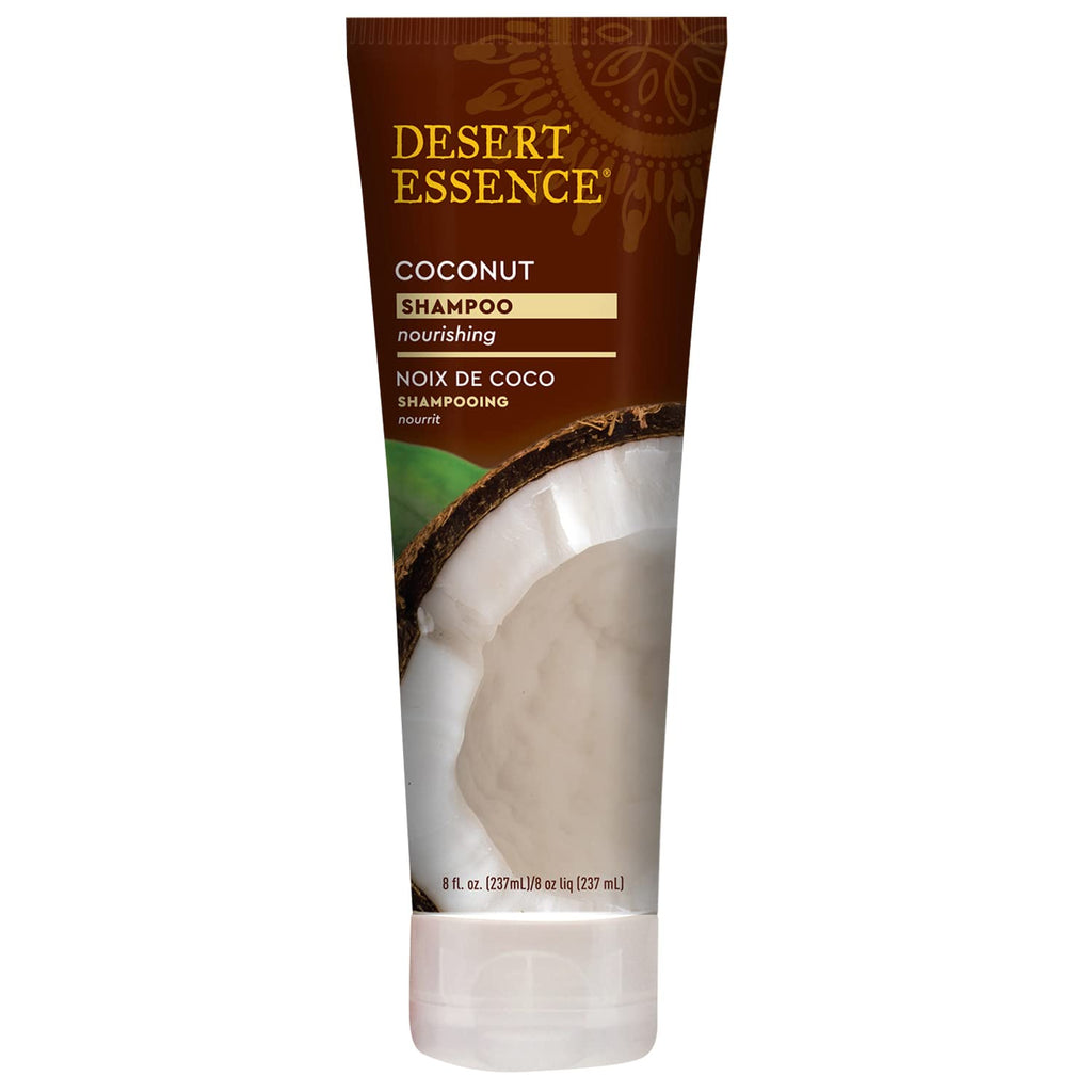 Desert Essence Coconut Shampoo for Dry Hair with Shea Butter, 8 fl oz