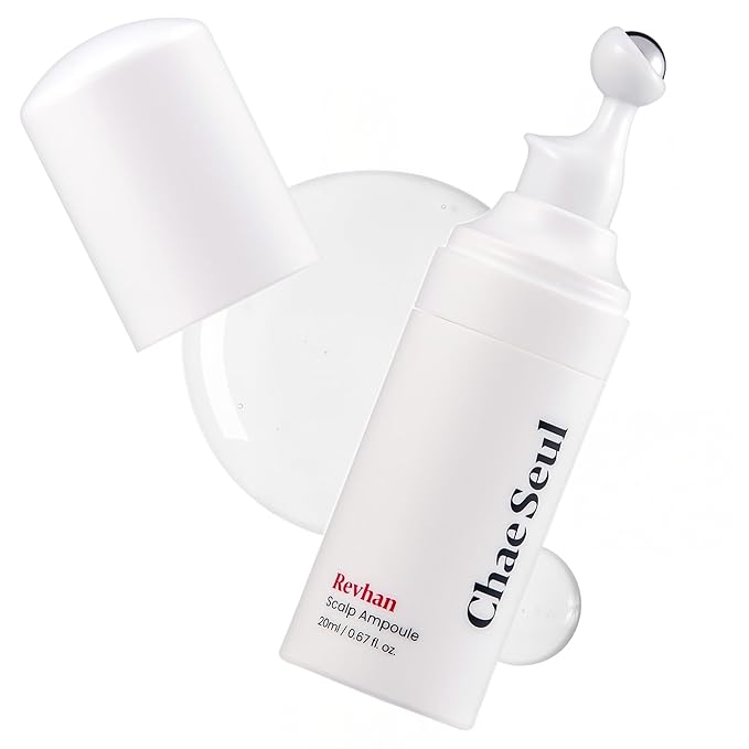 ChaeSeul Revhan Scalp Serum for Hair Loss & Thinning – Hair Growth Serum for Men & Women w/Salicylic Acid & Centella Asiatica – Soothes Itchy, Irritated Scalp with Roll-On