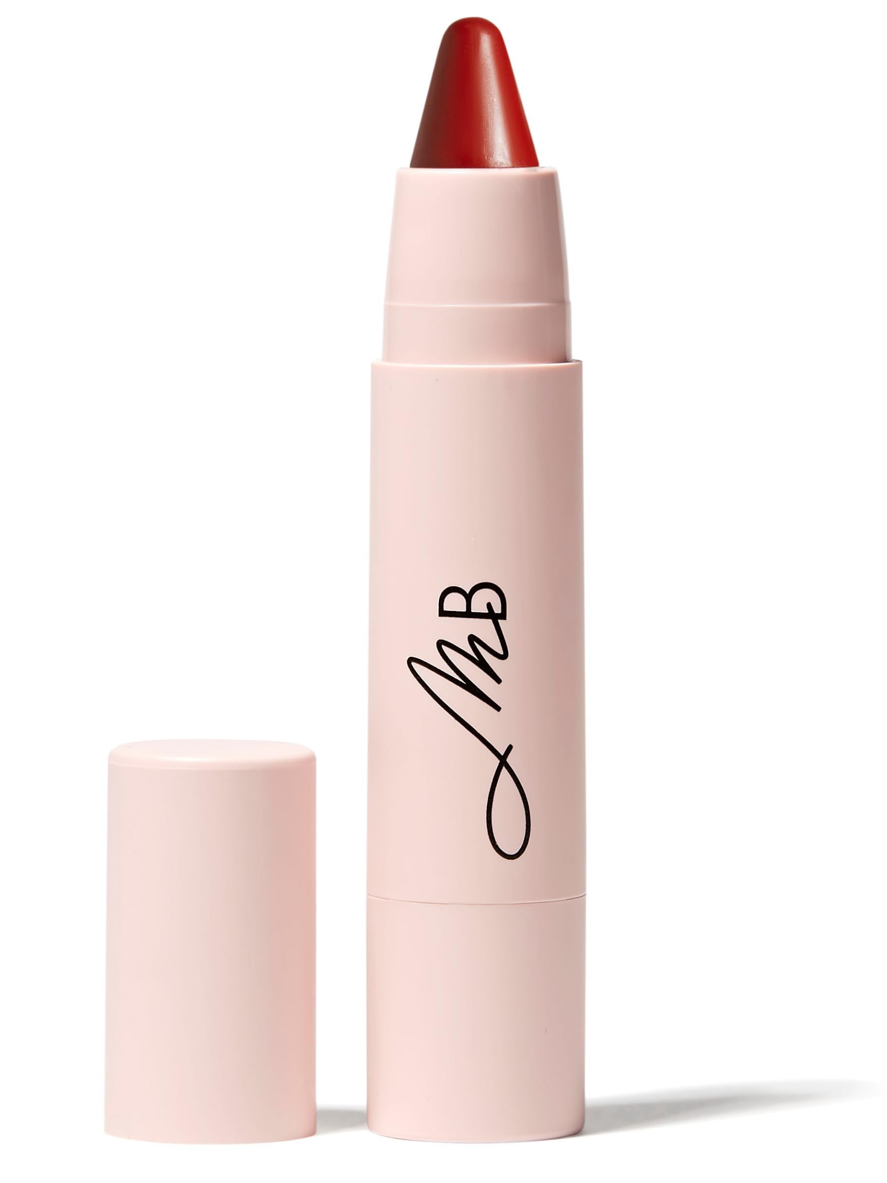 Monika Blunder Beauty - Kissen Lush Lipstick Crayon - Matilda (Neutral Red) - Clean Beauty, Cruelty-Free, Vegan