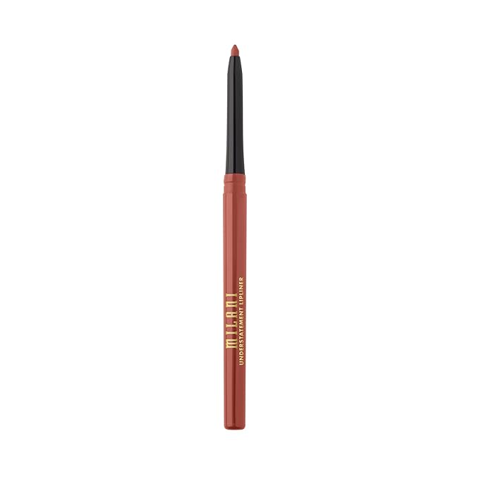 Milani Understatement Lipliner Pencil - Highly Pigmented Retractable Soft Lip Liner Pencil, Easy to Use Lip Makeup - Cinnamon Statement