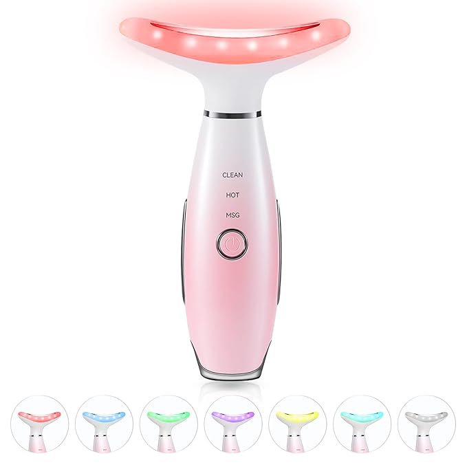 Jobazok Lymphatic Drainage Massager, Anti Cellulite Massage Tool, Gift for Women & Men, Gradient Pink
