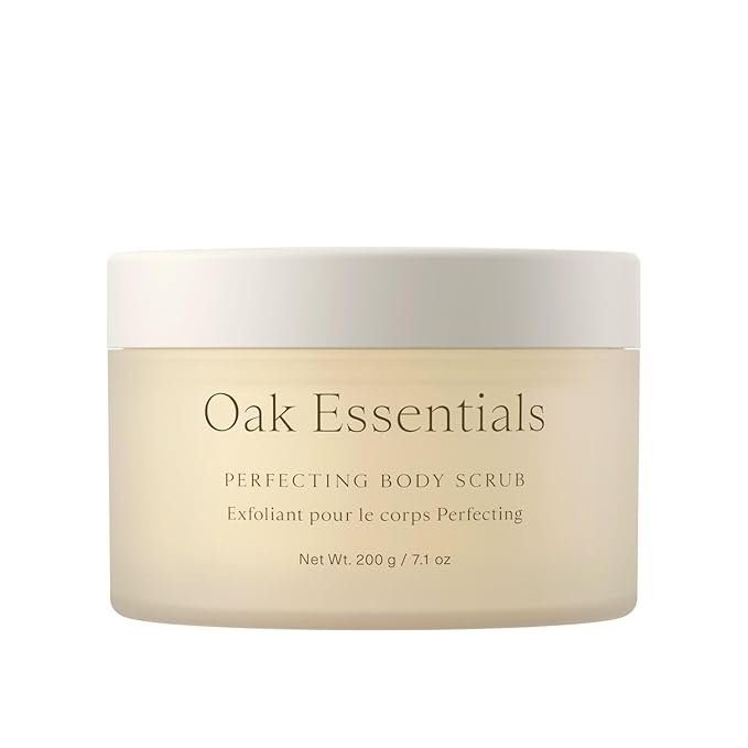 Oak Essentials Perfecting Body Scrub, Exfoliating Sugar Scrub, 7.1oz