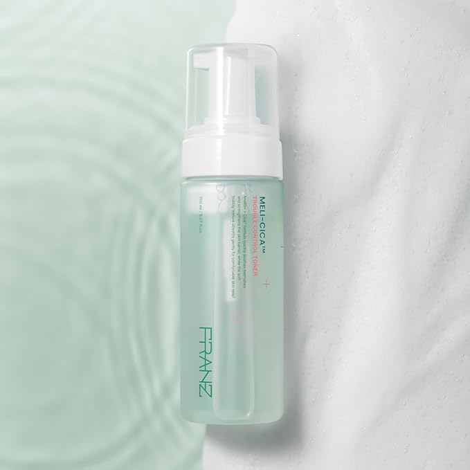 FRANZ Meli-CICA Bubble Toner for Face, Oil-Free, No Cotton Pads, 150ml