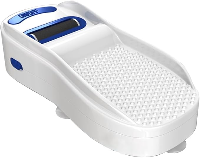 Salon Step Pedi Polisher, Waterproof 360 Foot Buffer with Suction Base Tool
