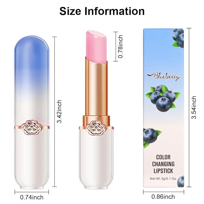 PH Color Changing Lipstick, Magic Lipstick, Moisturizing Pink Lip stick