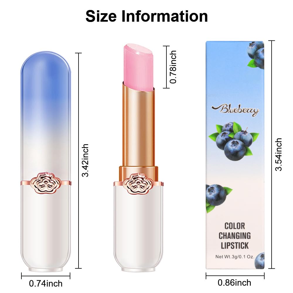 PH Color Changing Lipstick, Magic Lipstick, Moisturizing Pink Lip stick