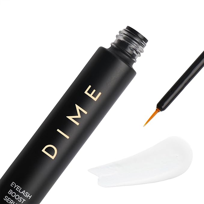 DIME Beauty Eyelash Boost Serum - Lash Growth Serum with Peptides & Amino Acids for Longer, Thicker, Healthier Lashes, Prostaglandin-Free, 0.20 oz / 6 ml