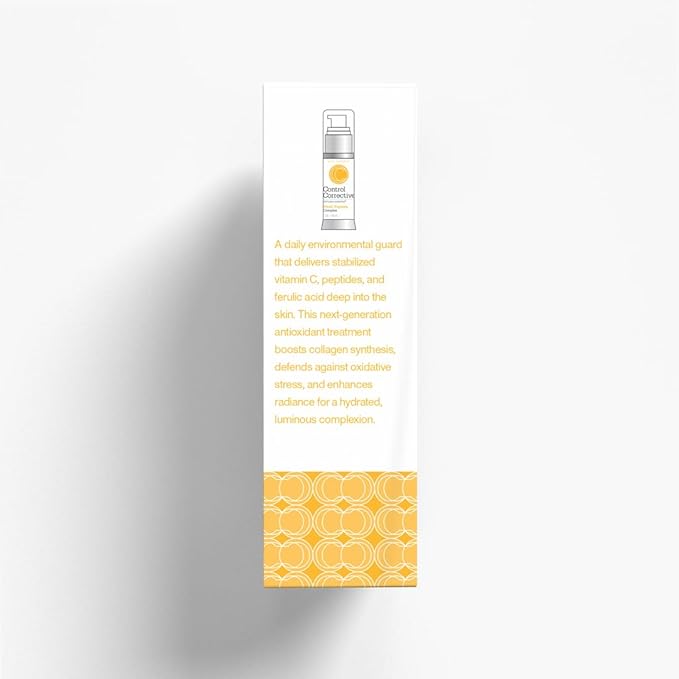 CONTROL CORRECTIVE VitaC Peptide Complex – Vitamin C Peptide Face Serum with Antioxidants, Collagen Support & Hydration for Aging or Uneven Skin