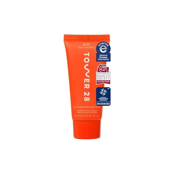 Tower 28 SOS Recovery Hydrating Face Cream for Sensitive Skin (1.86 oz)