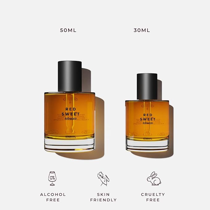 Eternal perfume oils Red Sweet Tobacco Perfumes for women Alcohol Free perfume for men Long Lasting womens perfume Unisex Eau De Parfum 1.69 FL Oz with 1 FL Oz Concentrated perfume Oil