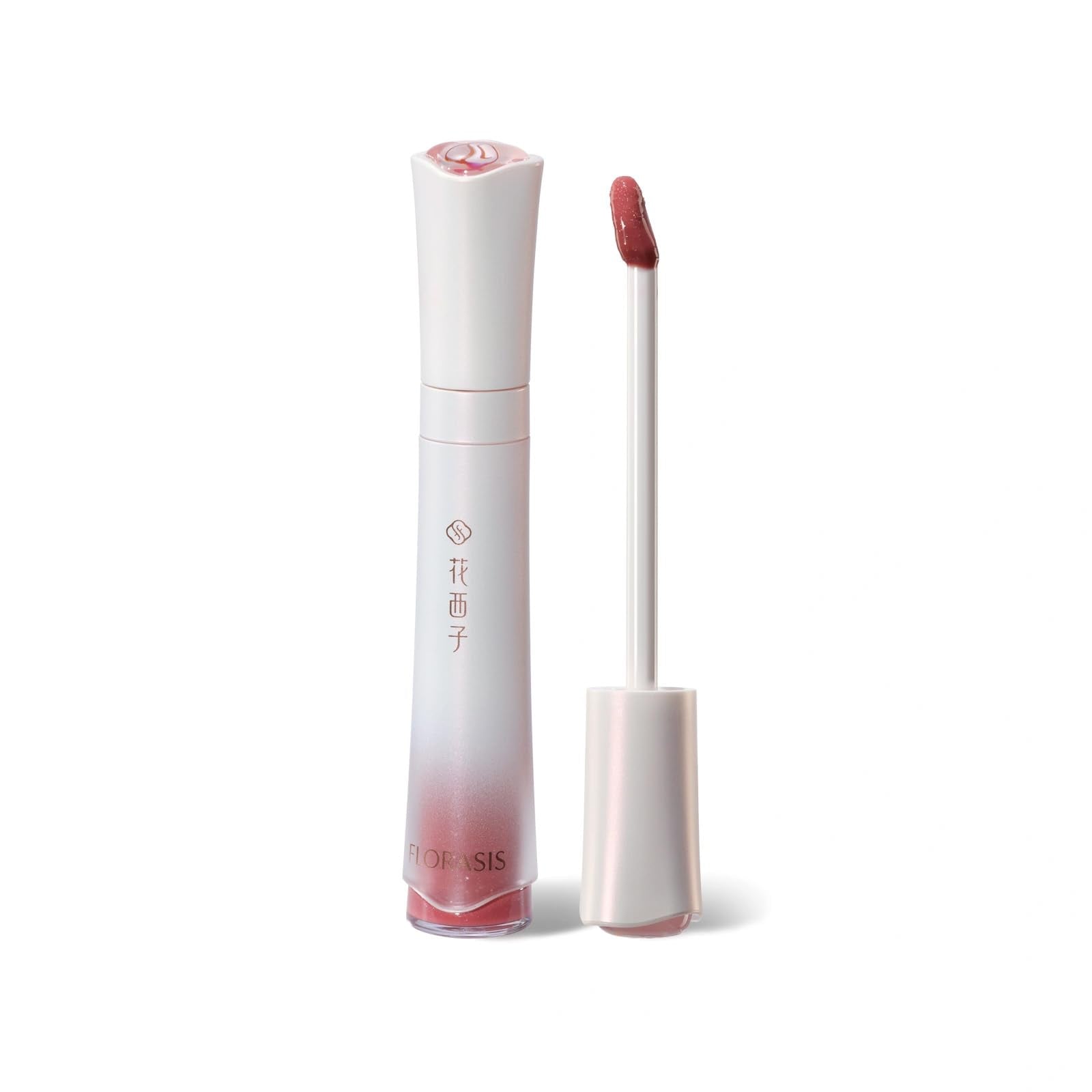 FLORASIS Celestial Luster Lip Gloss Smooth Lipstick Lips Color (04 Cherry Glaze)