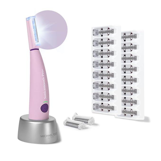 Michael Todd Beauty Sonicsmooth Pro+ Dermaplaning System & Eyebrow Trimmer