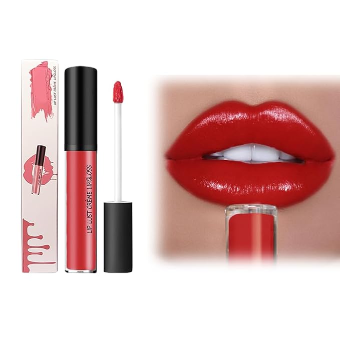 Wegodal 12 Color Cream Lip Gloss, 2025 New Cream Texture Lipstick Non-Stick Lip Gloss, Long Lasting Lipstick Hydrating Lip Tint Natural Non-Fading Liquid Lip Stick for Women (#10, One Size)