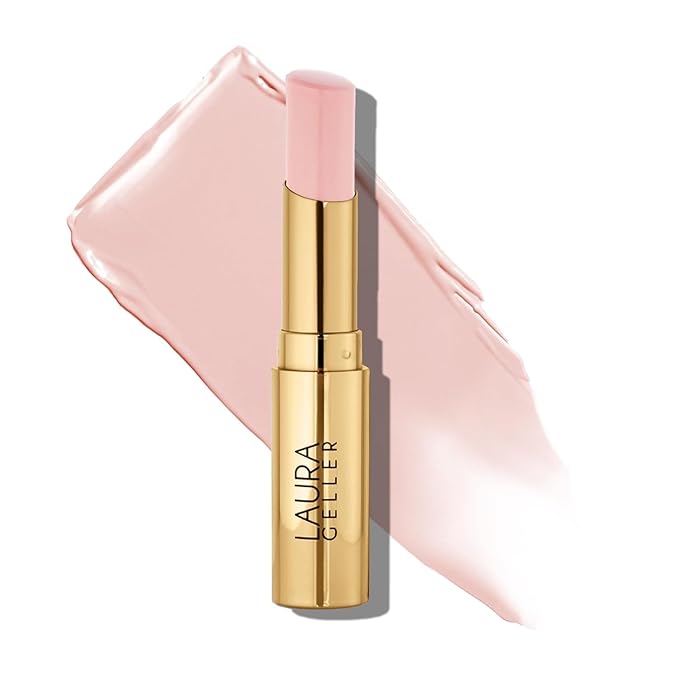 LAURA GELLER NEW YORK Jelly Balm Tinted Lip Balm – Sheerly Amazing – Hydrating Lip Color with Shine Finish – Squalane & Vitamin E – Buildable Sheer to Medium Coverage – Vegan & Cruelty-Free