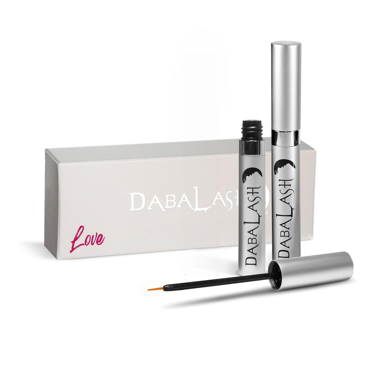 DABALASH Men Professional Facial Hair, Eyelash & Brow Growth Serum with Castor Oil – Promotes the Appearance of Naturally Longer, Fuller, Thicker & Stronger Hair – 0.18 oz