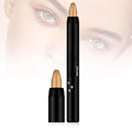 Morekfly Eyeshadow Shimmer Stick, 16 Color Highlighter Eyeshadows Pencil Waterproof Glitter Eye Shadow Eyeliner Pen, Waterproof Eyeshadows Shimmer Stick Long Lasting Brightener Eyeshadow (06 Desert)