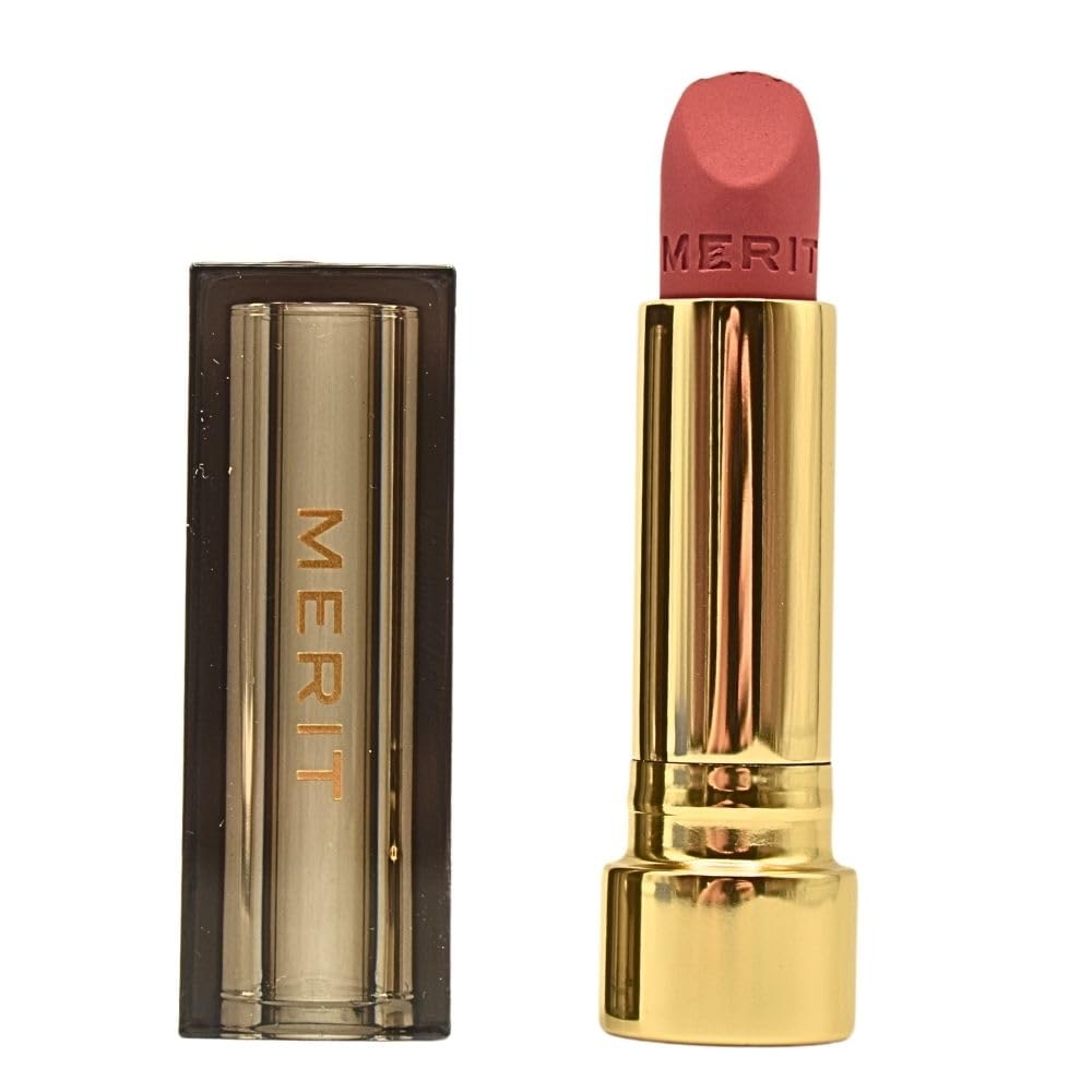 Merit Signature Lip Lightweight Matte Lipstick - 0.10 oz / 3 g (Antibes (soft peach), standard)