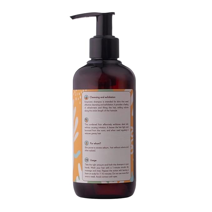 Hair Try Date With Exfoliate – Multi-Function Enzymatic Exfoliating Shampoo with Ficin – For Deep Cleansing & Refreshing of the Scalp – Net 8.45 Fl. Oz/ 250 ml