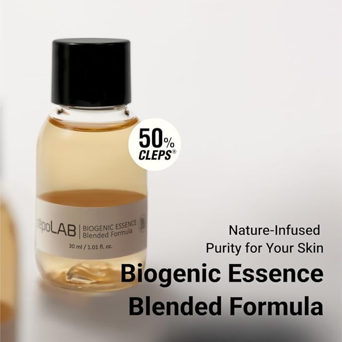 cepoLAB Biogenic Essence 50% CLEPS® Blended Formula, Hydrating Face Serum with Misun Tree Water – Korean Skincare for Dull & Dehydrated Skin, 1.01 fl.oz