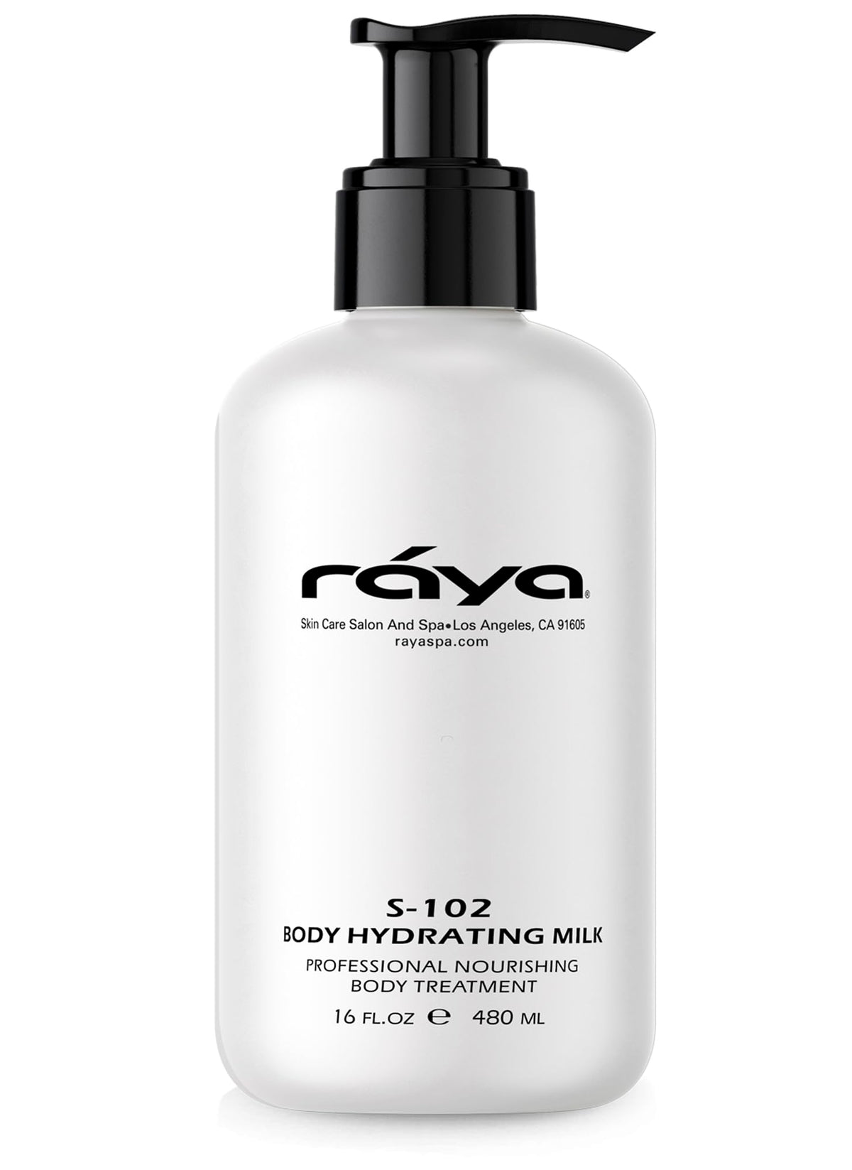 Raya Body Hydrating Milk 16 oz (S-102) | Hydrating, Moisturizing, and Restorative Body Lotion | Rich in Natural Oils, Butters, and Vitamins | Calms and Softens