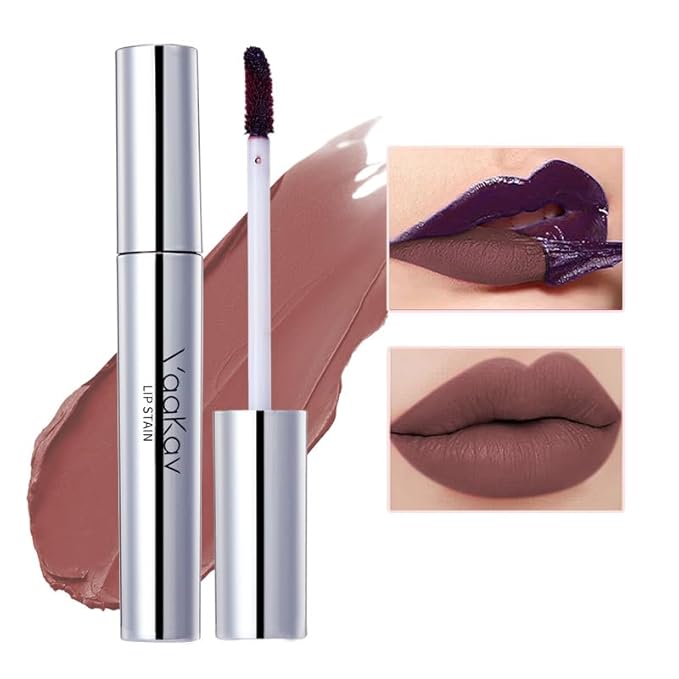 VaaKav Peel Off Lip Stain Lip Liner – Waterproof Tattoo Lip Tint, Long Lasting Smudge-Proof Transfer-Proof, Highly Pigmented Precision Lip Liner for Full Lips(03 Coffee Sense)