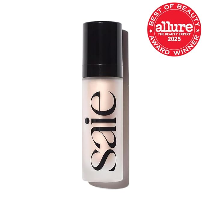Saie Glowy Super Gel Illuminating Face Makeup Primer, Starglow (1 oz)