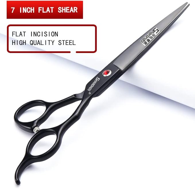 SHARONDS 6/7 Inch Professional 440C Hair Cutting Scissor Salon (7 in 3pc)