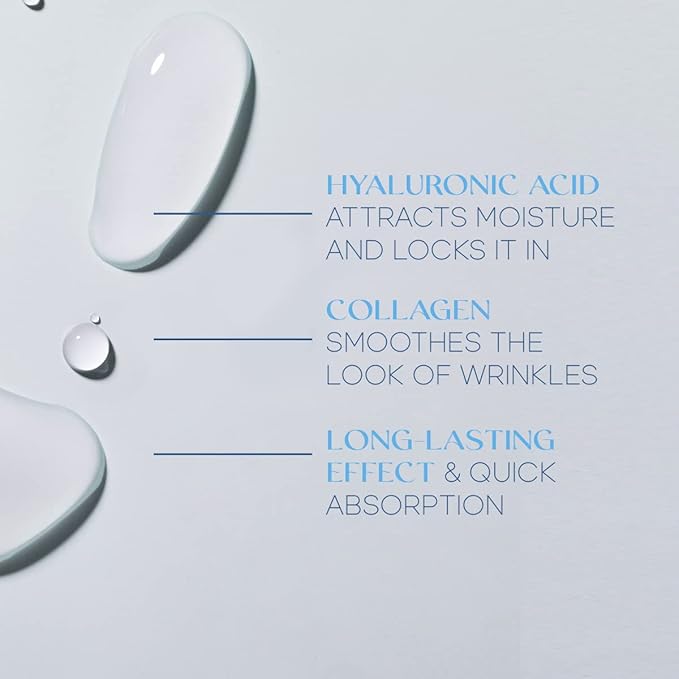 Skin 2.0 Hyaluronic Acid & Collagen Face Moisturizer – Deep Hydration & Firming Cream for Smooth, Youthful Look – Dermatologist Tested, Korean Skin Care Set, Vegan, Clean Beauty – Day & Night Duo