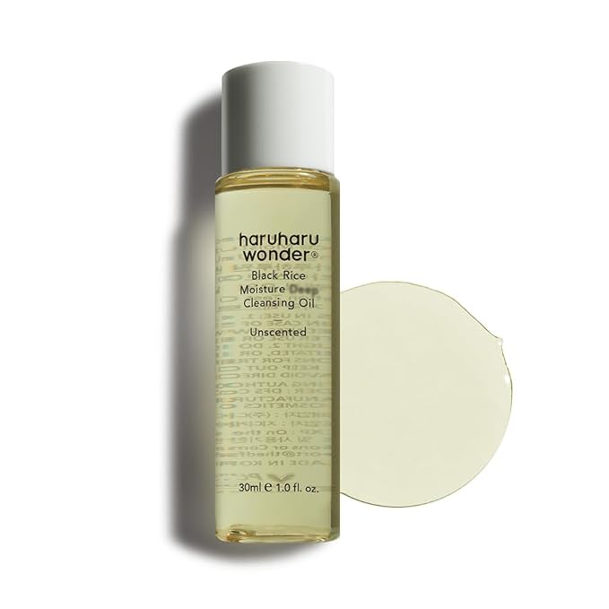 HARUHARU Black Rice Moisture Cleansing Oil, Pore Control, Vegan