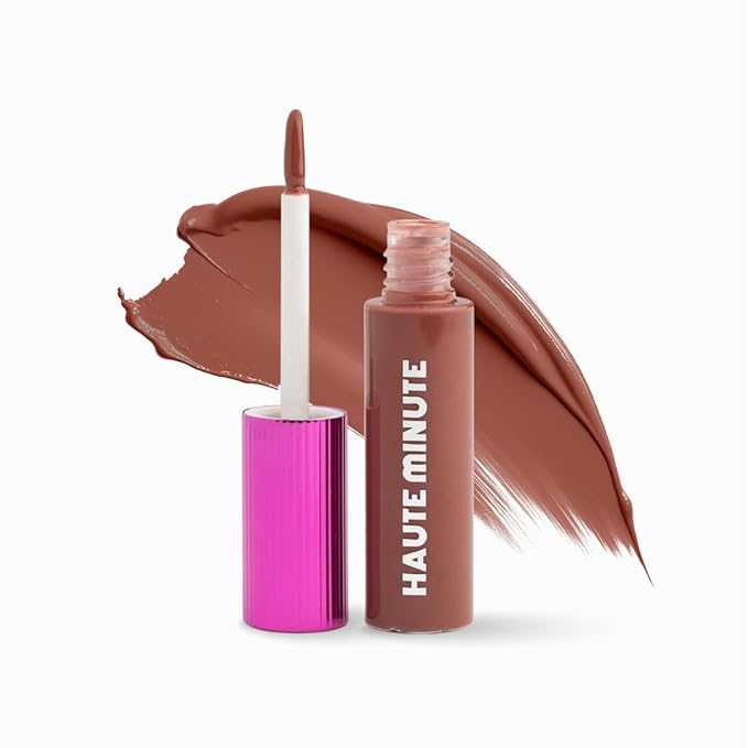 Haute Minute Makeup Mini Clutch Couture Lip Shine Gloss, Non-Sticky Lip Gloss, Vegan & Cruelty-free, High Shine Finish & Moisturizing - Talk Is Cheap