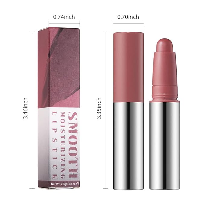 JUAAZIN Indian Red Matte Lipstick Lip Liner Pencil Crayon - High Pigment Creamy Formula, Waterproof Long Lasting, Non-Sticklipstick, Ultra Thin Lightweight Velvet Matte Lip Feel for Women 01#