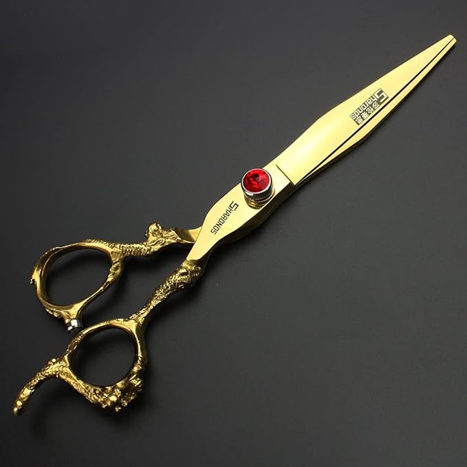 5.5/6 /7 Inch Knight Professional Japanese Hair Scissors Barber Scissors Set (7 inch Cutting)