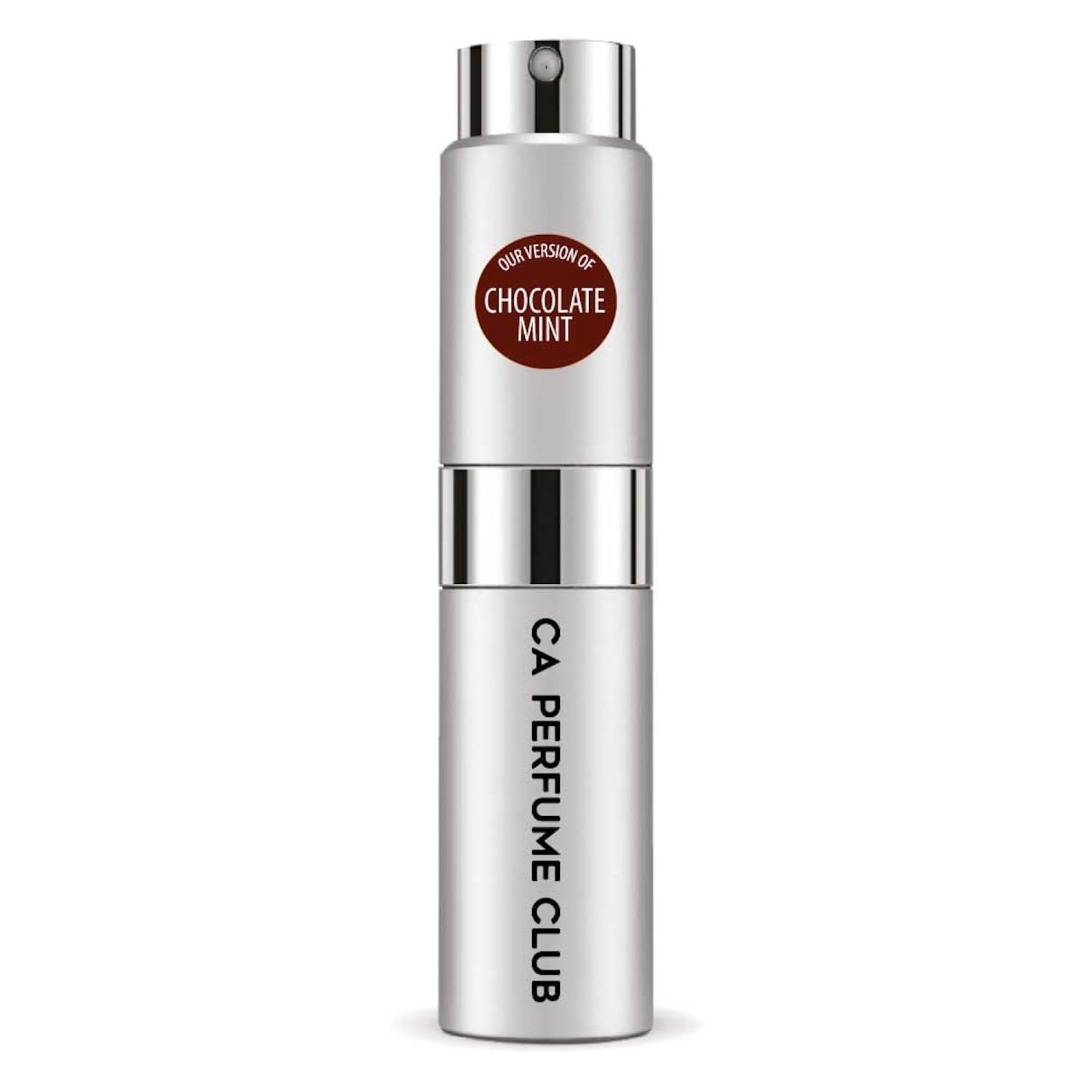 CA Perfume Originals Chocolate Mint for Women and Men Amber Floral Scent Long Lasting Unisex Fragrance Eau De Parfum Travel Size Refillable Atomizer Spray 0.27 Fl Oz 8ml