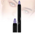 Morekfly Eyeshadow Shimmer Stick, 16 Color Highlighter Eyeshadows Pencil Waterproof Glitter Eye Shadow Eyeliner Pen, Waterproof Eyeshadows Shimmer Stick Long Lasting Brightener Eyeshadow (09 Violet)