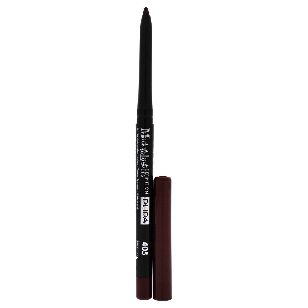 Pupa Milano Made To Last Definition Lips - 405 Plum for Women - 0.012 oz Lip Pencil