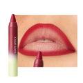 JUAAZIN Matte Lip Lipstick Crayon Lip Liner Thick Pencil, High-Pigment Outline lips, Non-sticky Matte Velvet Texture, Waterproof & Smudge-Proof Longwear Pigmented, Fit for all tones 04#