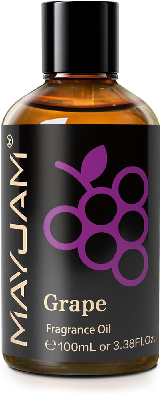 MAYJAM Grape Fragrance Oil for Diffusers for Home, 3.38FL.OZ