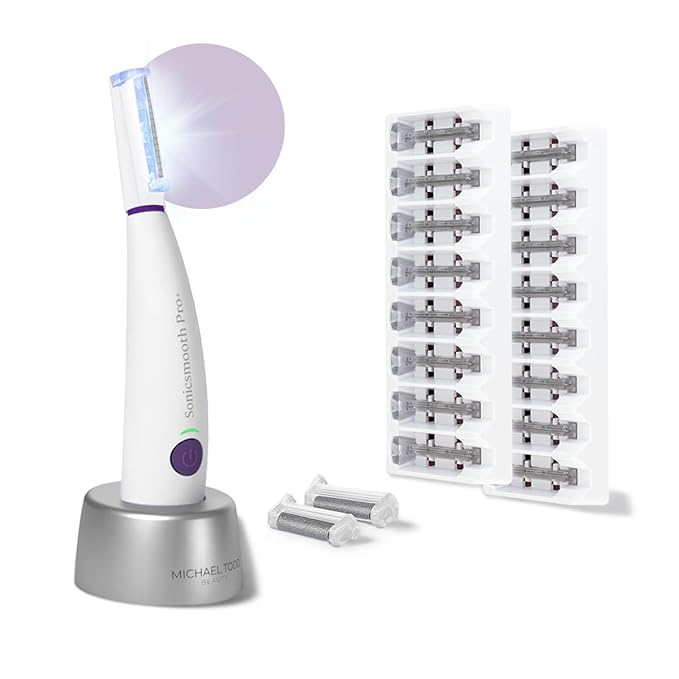 Michael Todd Beauty Sonicsmooth Pro+ Dermaplaning System & Eyebrow Trimmer