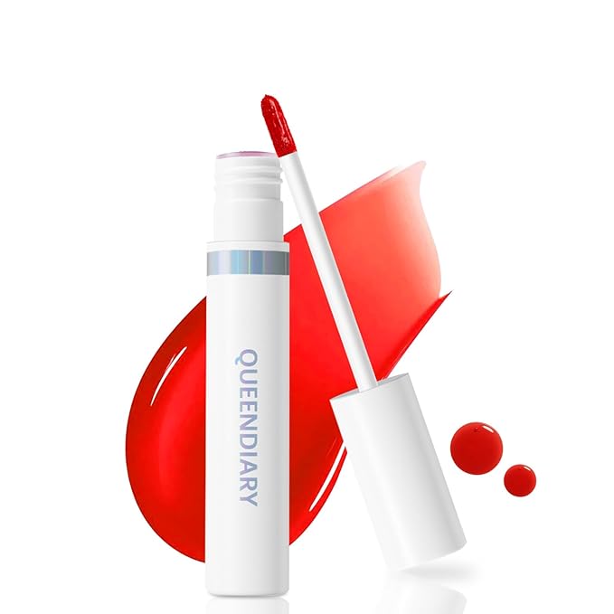 QueenDiary Lip Stain Peel off Lip Gloss All Day Long Lasting Waterproof and Transferproof Lip Tint - Matte Finish Peel off Lip Liner