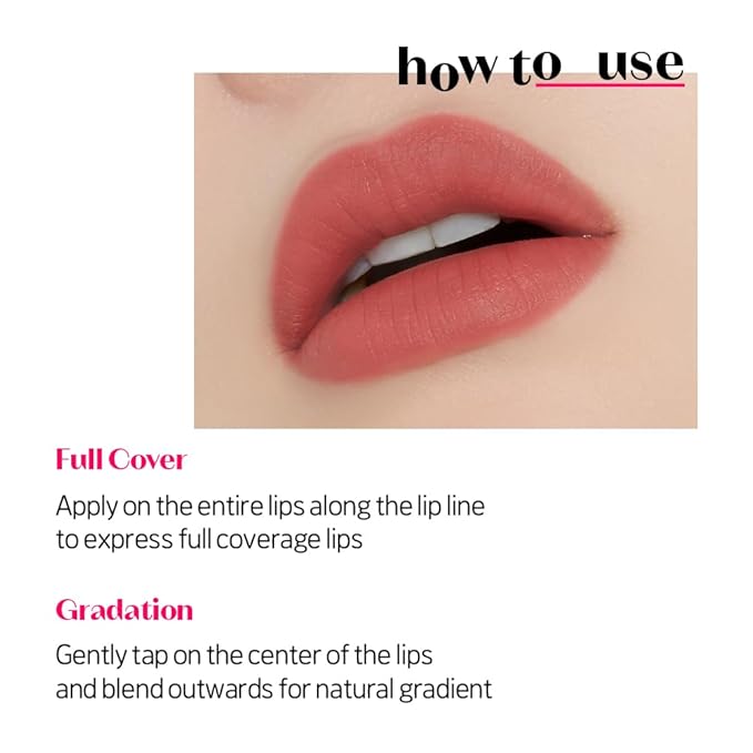 ETUDE Fixing Tint #10 Smoky Cherry (4g) | Long Lasting High Pigmented Liquid Lipstick | Waterproof Lightweight Matte Finish Lip Stain | Full Coverage | Korean Makeup, Kbeauty