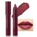 BINGBRUSH Crayon Matte Longwear Lipstick Pack Set,Moisture Smooth Color Stick Ultimate Lip Crayon for Makeup Collection - Waterproof Velvet Lipgloss (11#, 1 Count (Pack of 1))